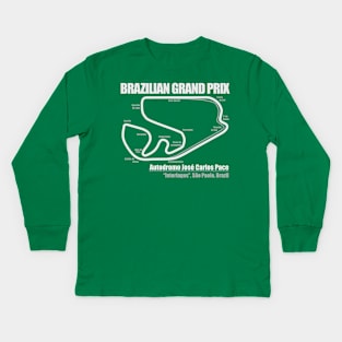 Brazilian Grand Prix DS Kids Long Sleeve T-Shirt